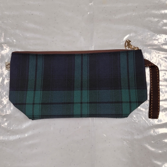 Waterproof Plaid Dumpling Cosmetic Makeup Bag - Picture 8 of 12